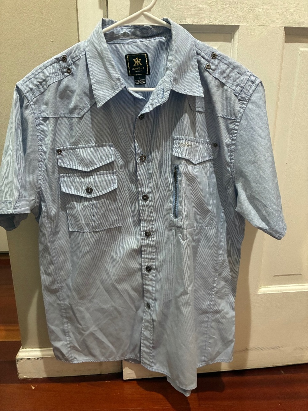 Men’s Konkreet short sleeve button down